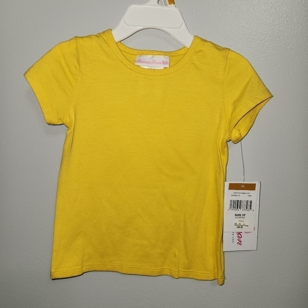 Bonnie Jean NWT 2 pc set Denim Dress and T-shirt 3T - Picture 4 of 8